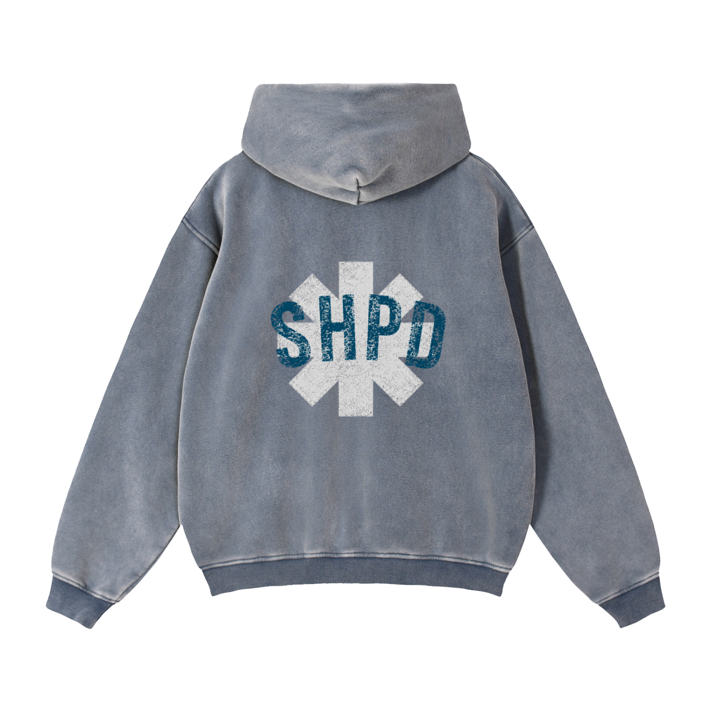 Zip-Through Boxy Fleece Hoodie